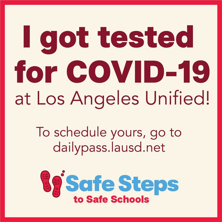 LD East I got tested for COVID-19 
